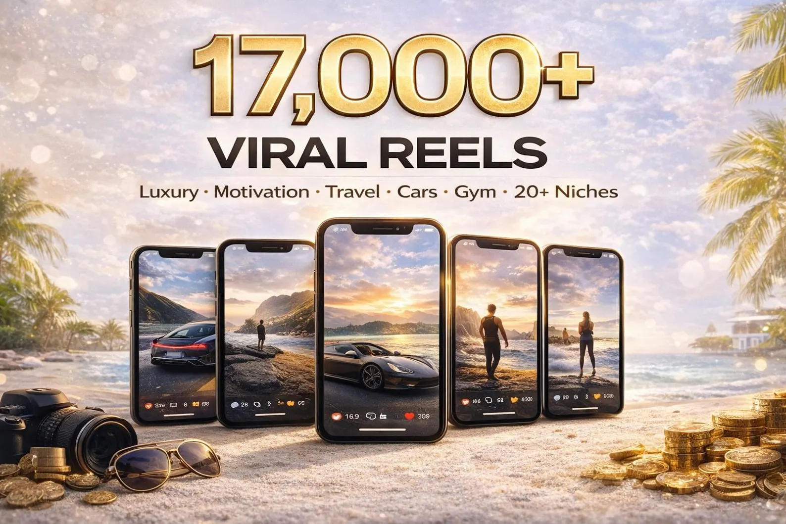 17,000 Viral Reels Content Pack